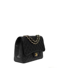 CHANEL, Jumbo Timeless in black leather