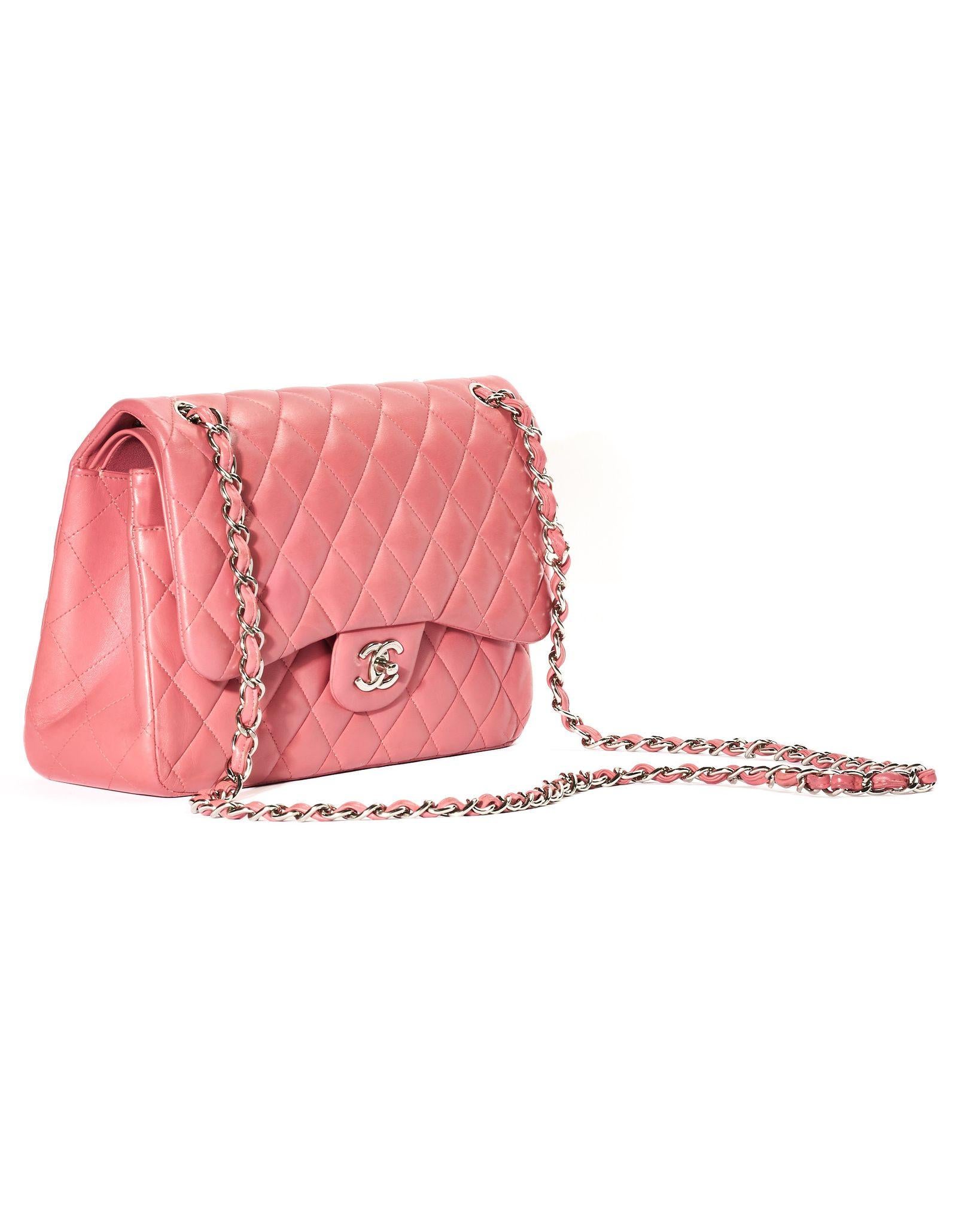 Chanel Jumbo Timeless Rosa in vendita 5