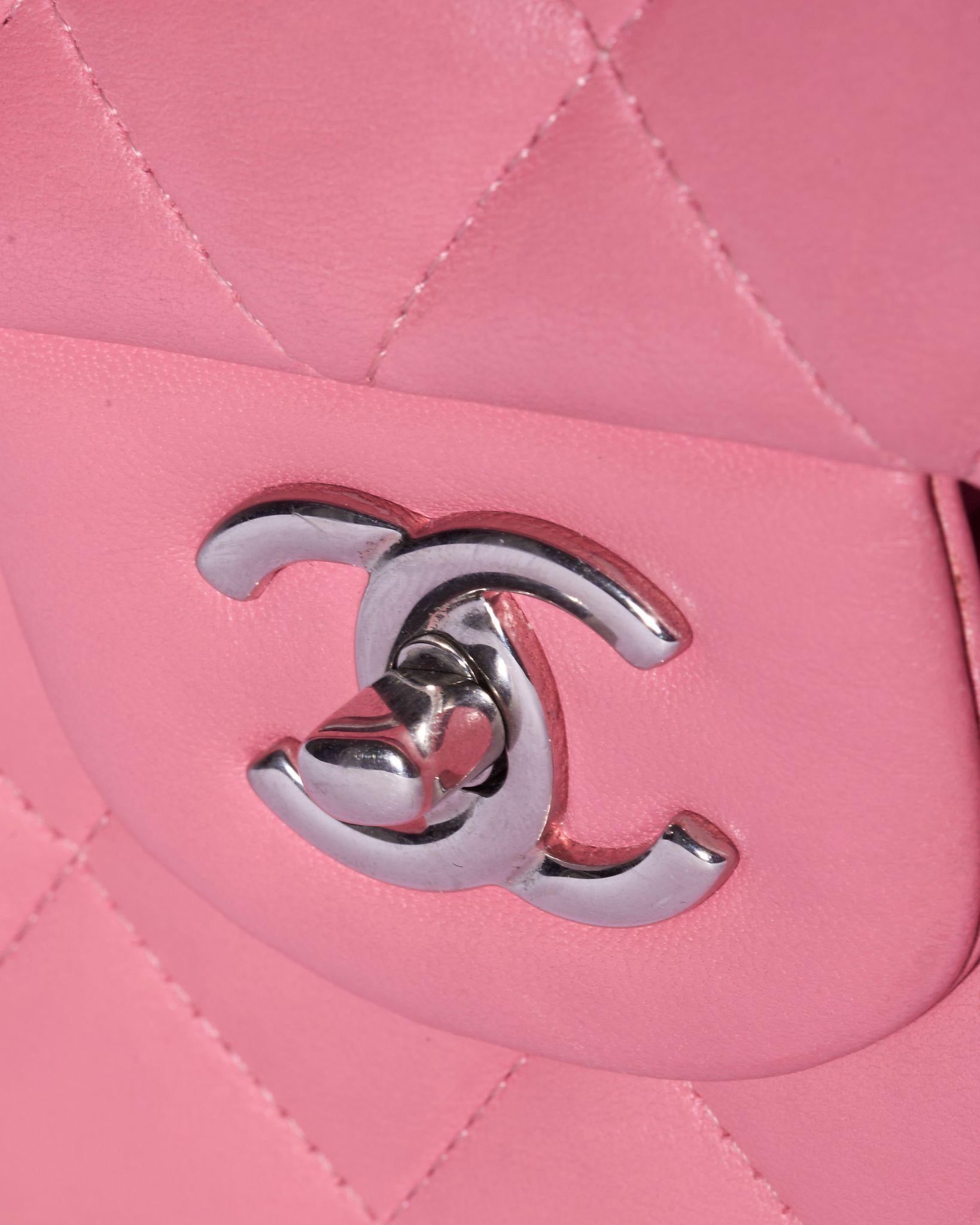Chanel Jumbo Timeless Rosa in vendita 7