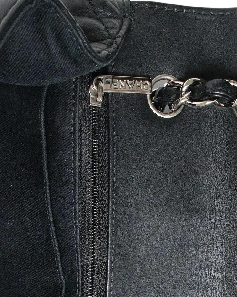 Chanel Jumbo Timeless Soft Matelassé Black For Sale 13
