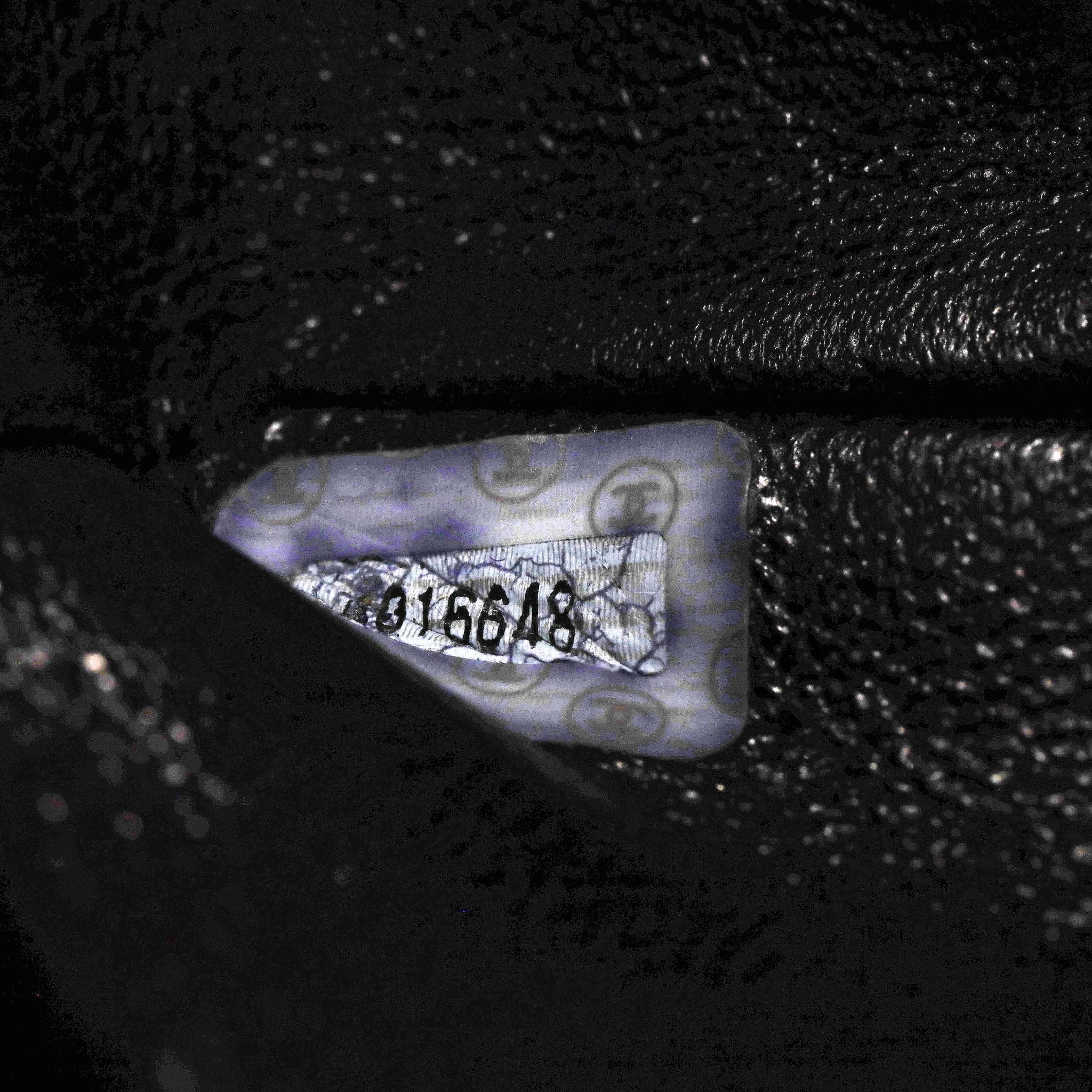 Chanel Jumbo Vintage Bolso Acolchado de Piel de Cordero Intemporal en venta 8