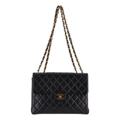 Chanel Jumbo Vintage Lambskin Leather Quilted Timeless Bag