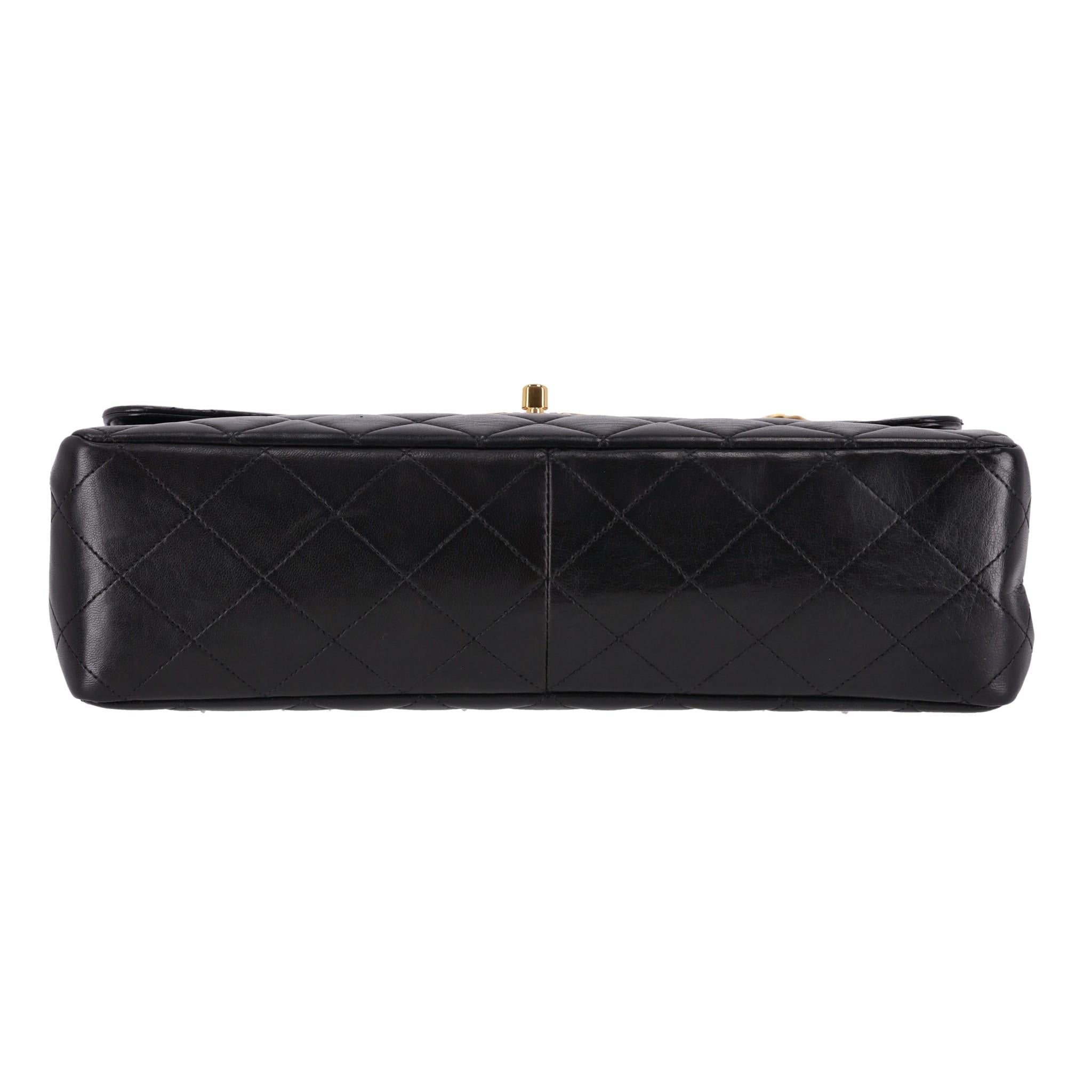 Women's Chanel Jumbo Vintage Lambskin Leather Quilted Timeless Bag For Sale