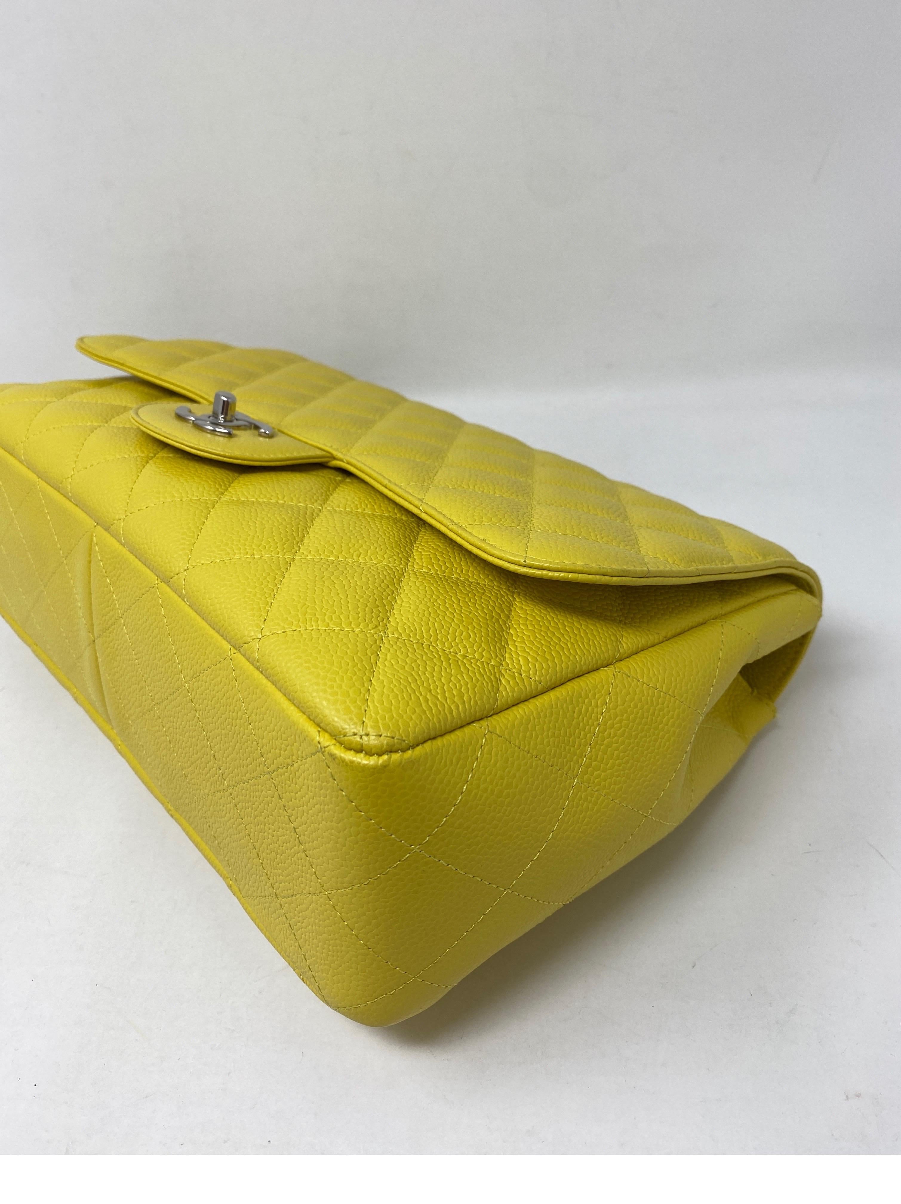 Chanel Jumbo Yellow Bag  4