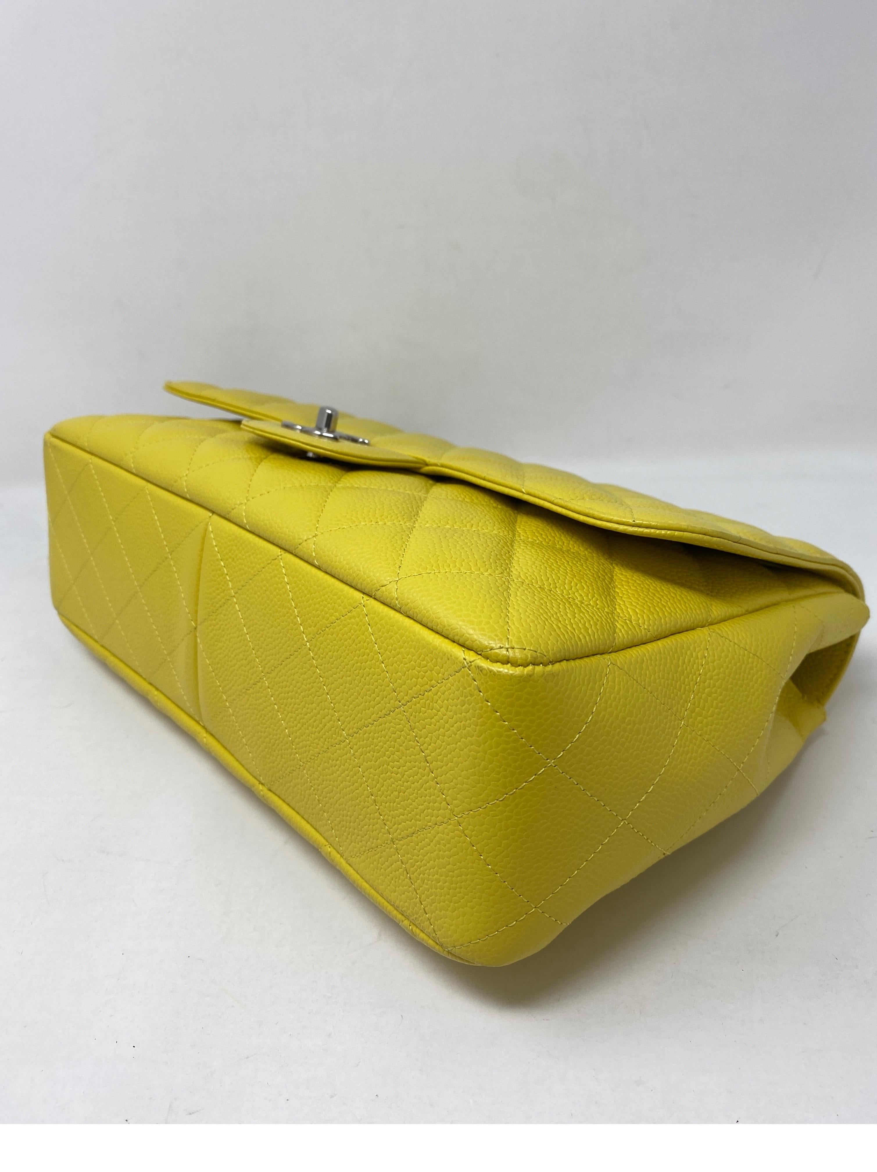 Chanel Jumbo Yellow Bag  5