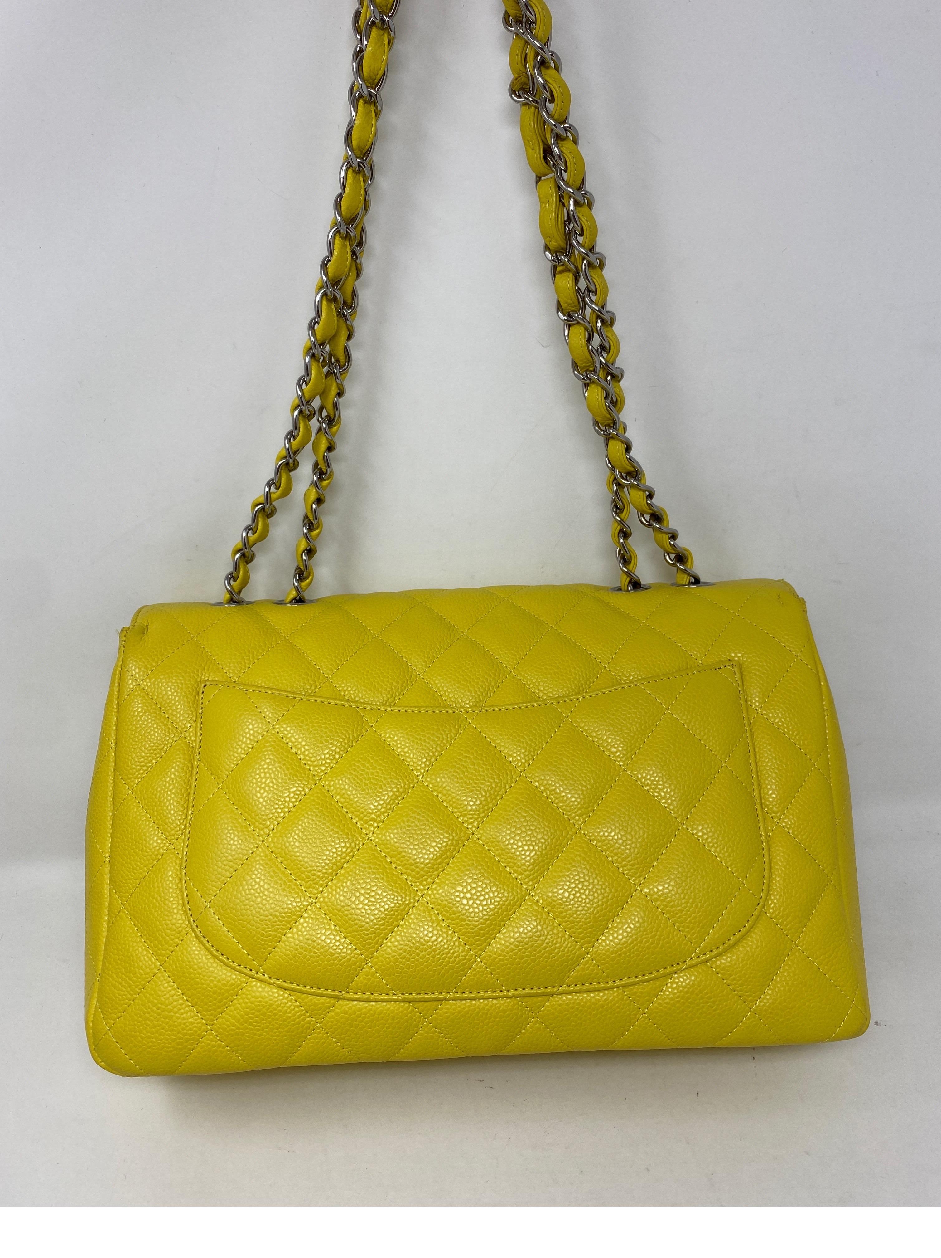 Chanel Jumbo Yellow Bag  6