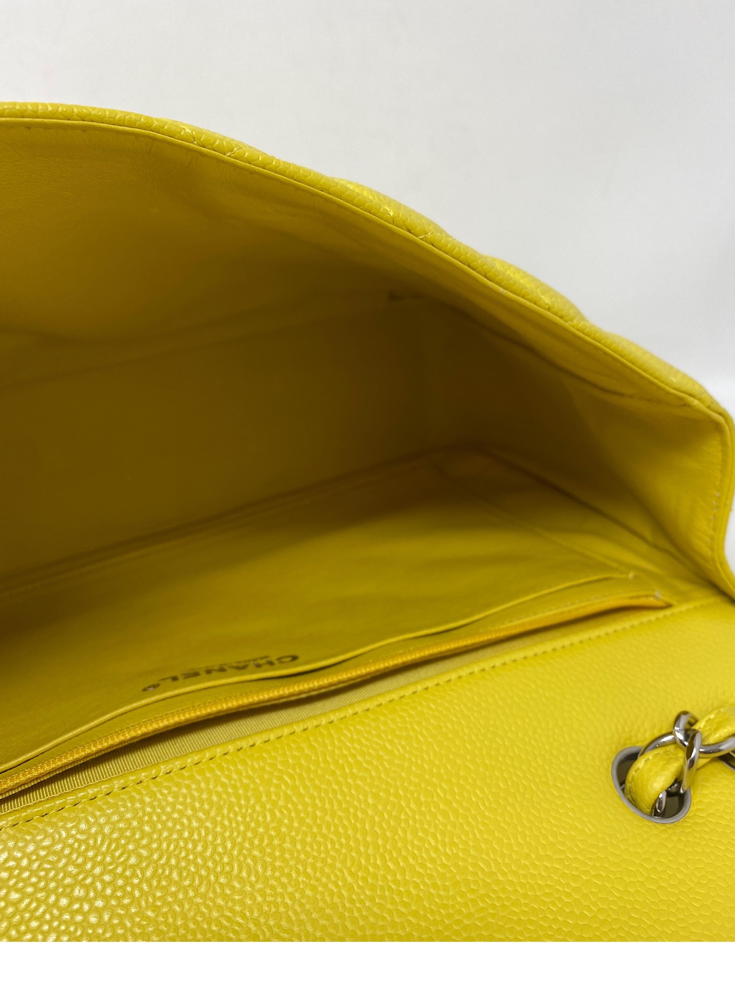 Chanel Jumbo Yellow Bag  9