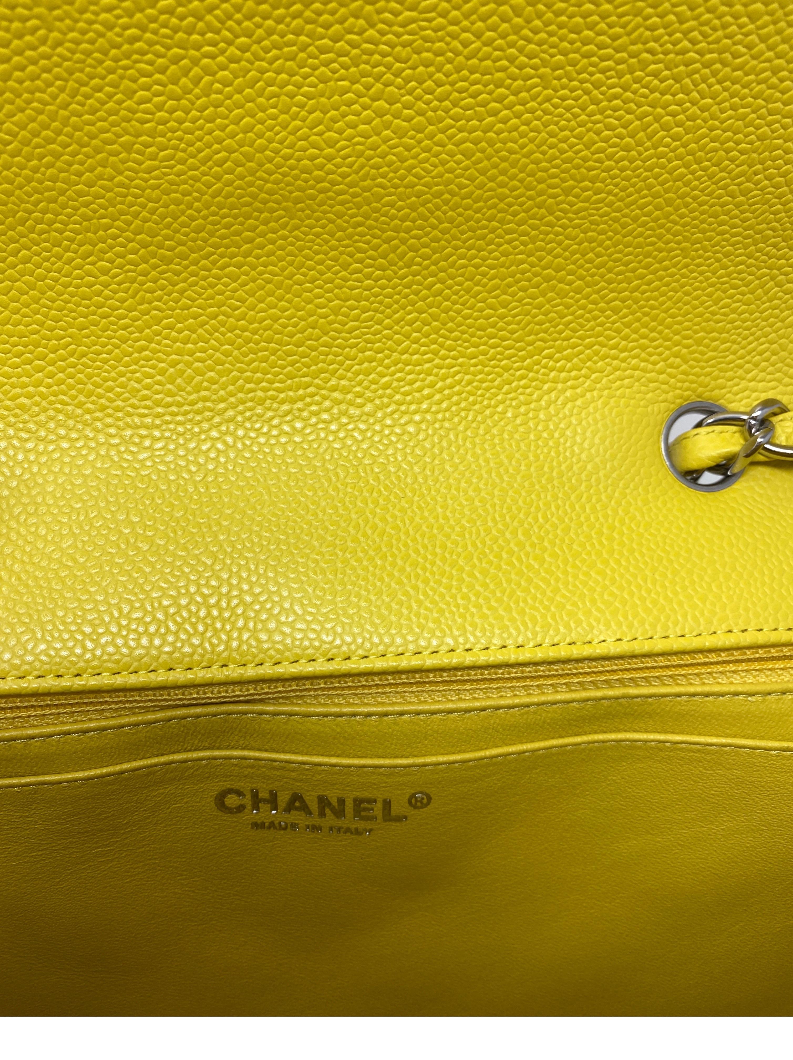 Chanel Jumbo Yellow Bag  10