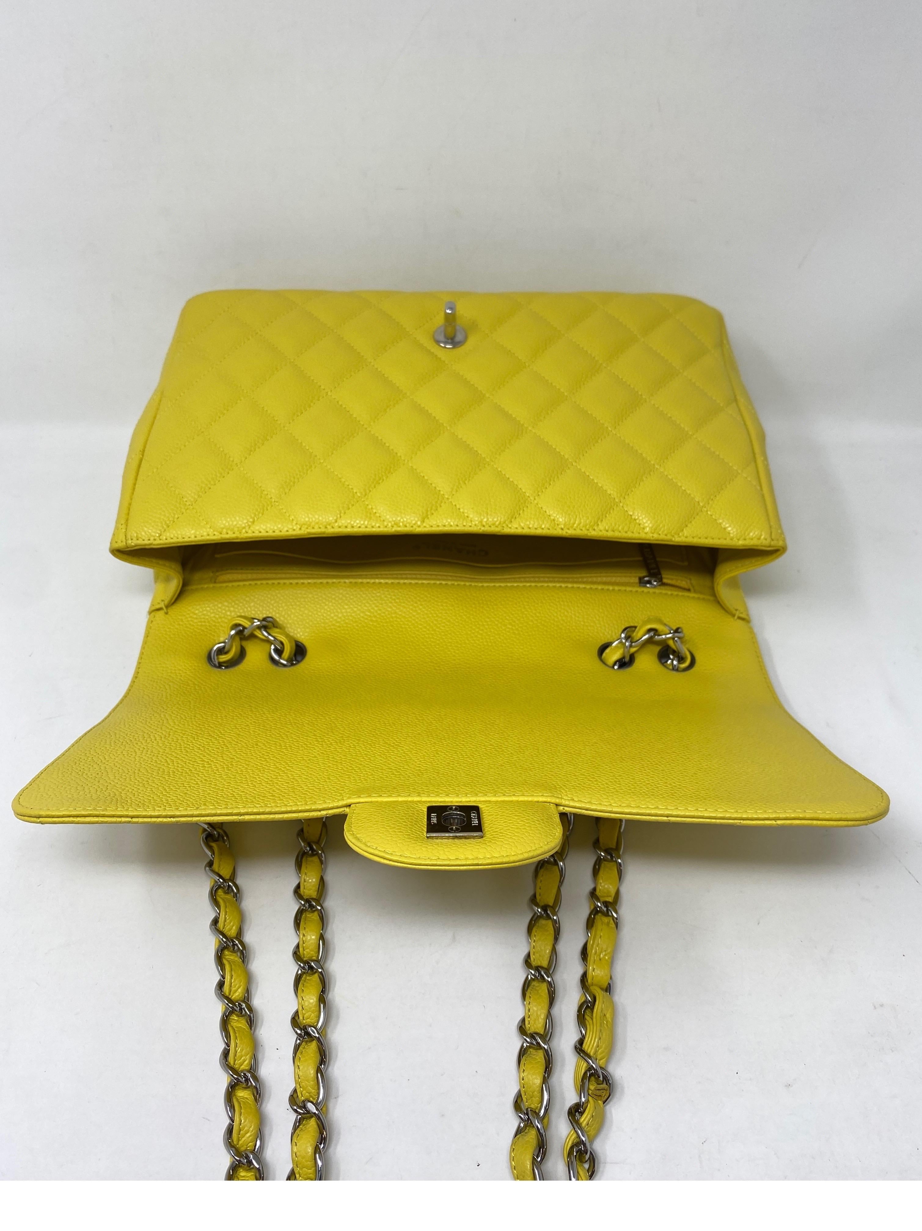 Chanel Jumbo Yellow Bag  12