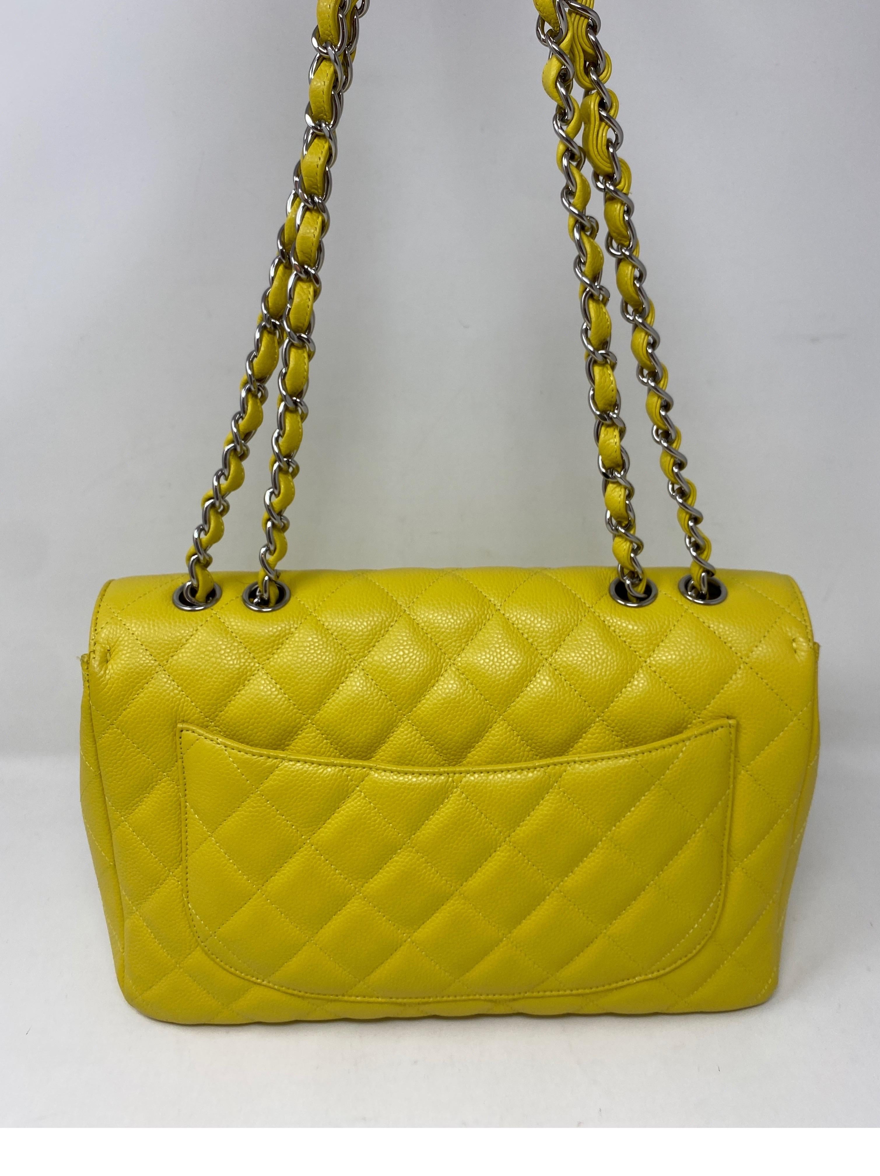 Chanel Jumbo Yellow Bag  1