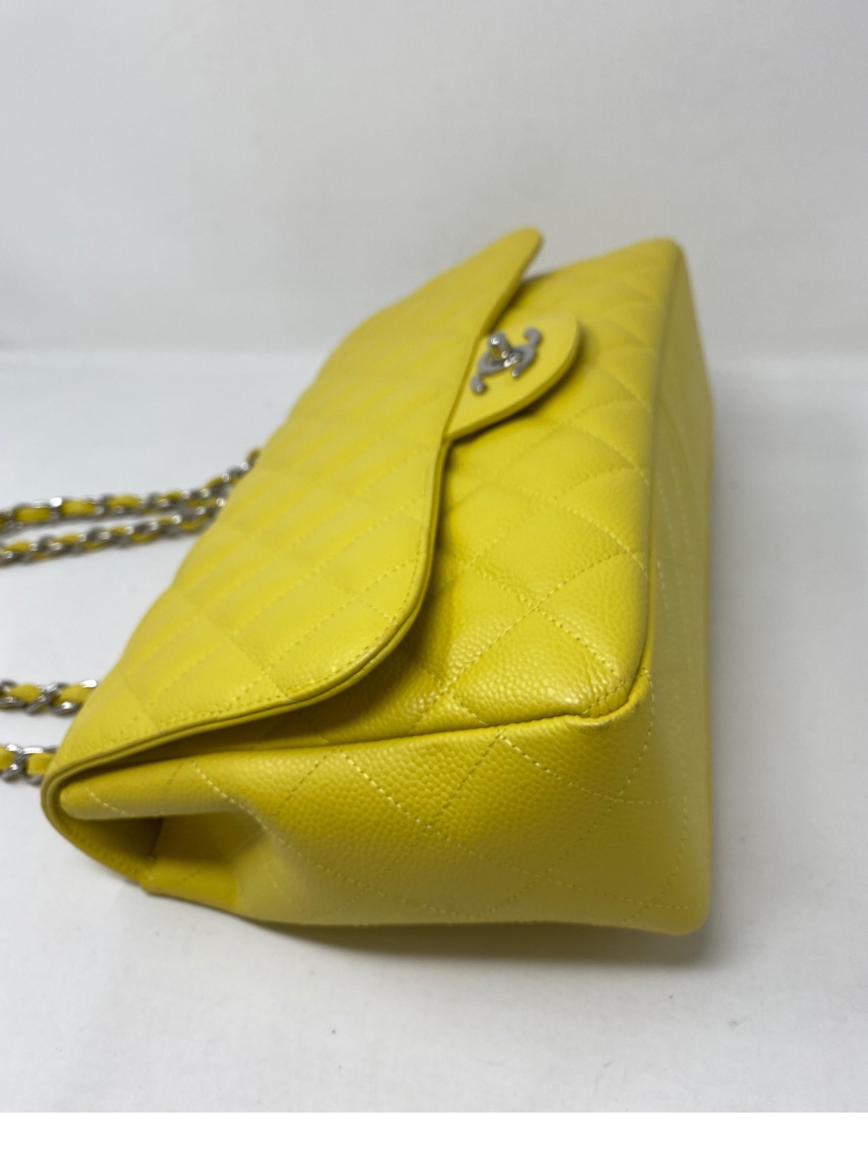 Chanel Jumbo Yellow Bag  2