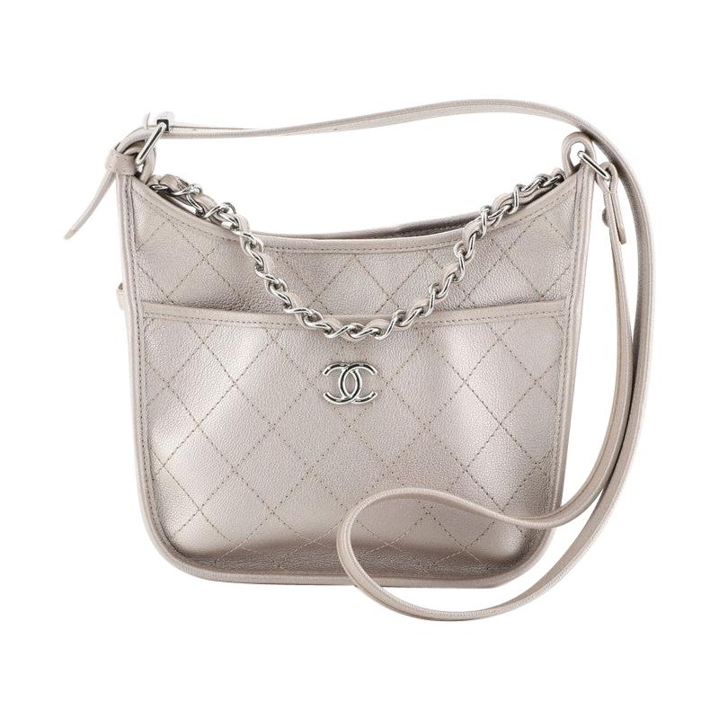 Chanel Womens Lambskin Hobo Tassel Bag Pink Small – Luxe Collective