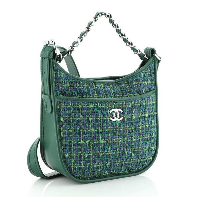 Chanel Gabrielle Backpack Quilted Tweed Small at 1stDibs