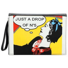 Chanel Just a Drop of No.5 Comic Coco Clutch Patent