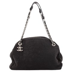 Chanel Just Mademoiselle Bag Camellia Denim Medium