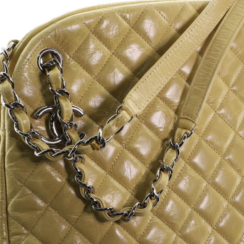 Chanel Just Mademoiselle Bag Quilted Aged Calfskin Large 3