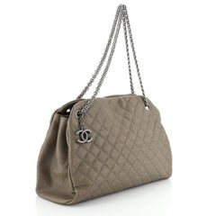Chanel Just Mademoiselle Bag Quilted Caviar Large
