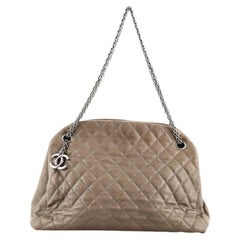 Chanel Just Mademoiselle Bag Quilted Caviar Large