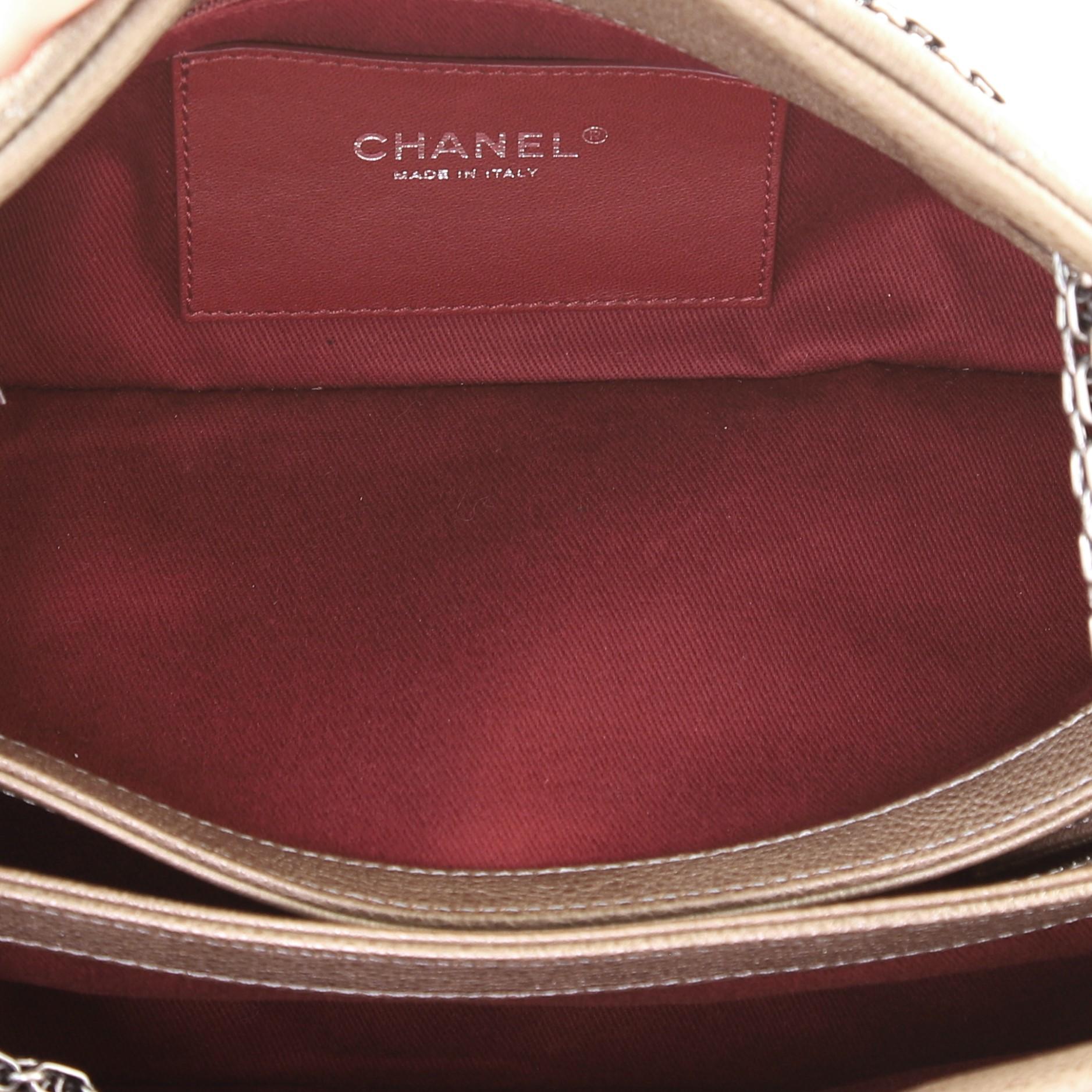 Chanel Just Mademoiselle Bag Quilted Caviar Medium 1
