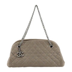 Chanel Just Mademoiselle Bag Quilted Caviar Medium