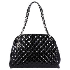 Chanel Just Mademoiselle Bag Quilted Patent Large Chanel Just Mademoiselle Bag Quilted Patent Large