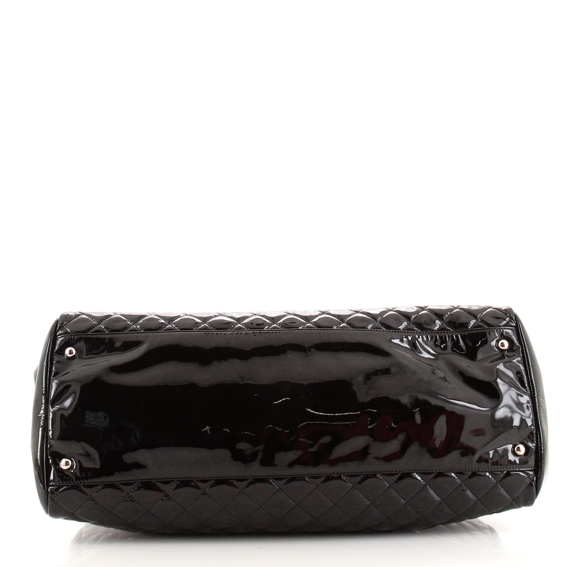 Femenino o masculino Chanel Just Mademoiselle Bolso Acolchado Charol Maxi