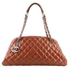 Chanel Just Mademoiselle Bag Quilted Patent Medium Chanel Just Mademoiselle Bag Quilted Patent Medium
