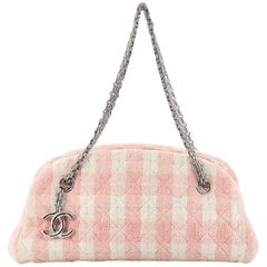 Chanel Just Mademoiselle Handbag Tweed Small