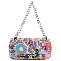 Chanel Kaleidoscope Chain Flap Bag Quilted Printed Satin Medium