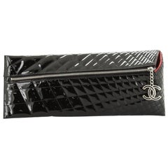Chanel Kaleidoscope Clutch Quilted Patent Large
