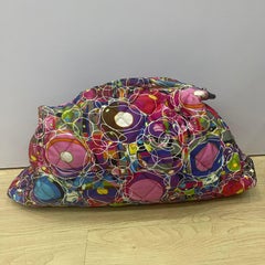 Chanel Kaleidoscope Large Printed Satin Hobo Tote