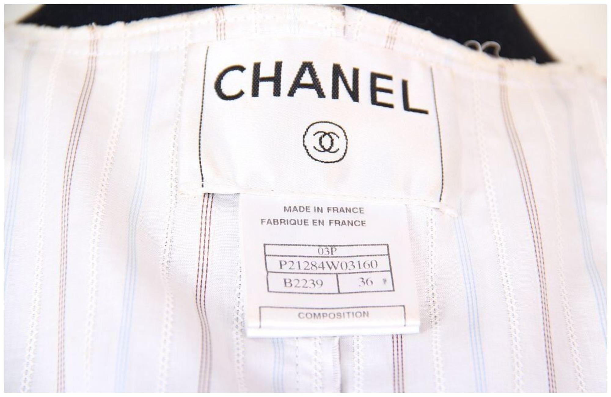 CHANEL & Karl Lagerfeld 03P 2003 Spring Runway jacket y2k For Sale 9