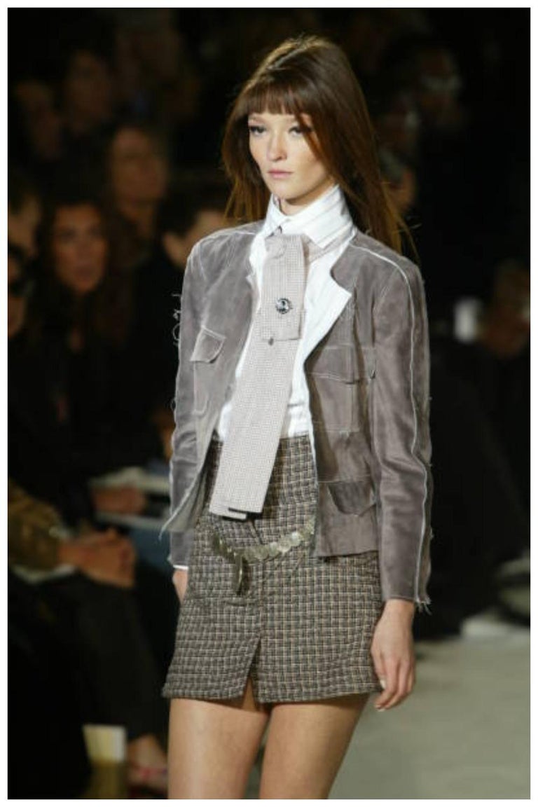 CHANEL and Karl Lagerfeld 03P 2003 Spring Runway jacket y2k For