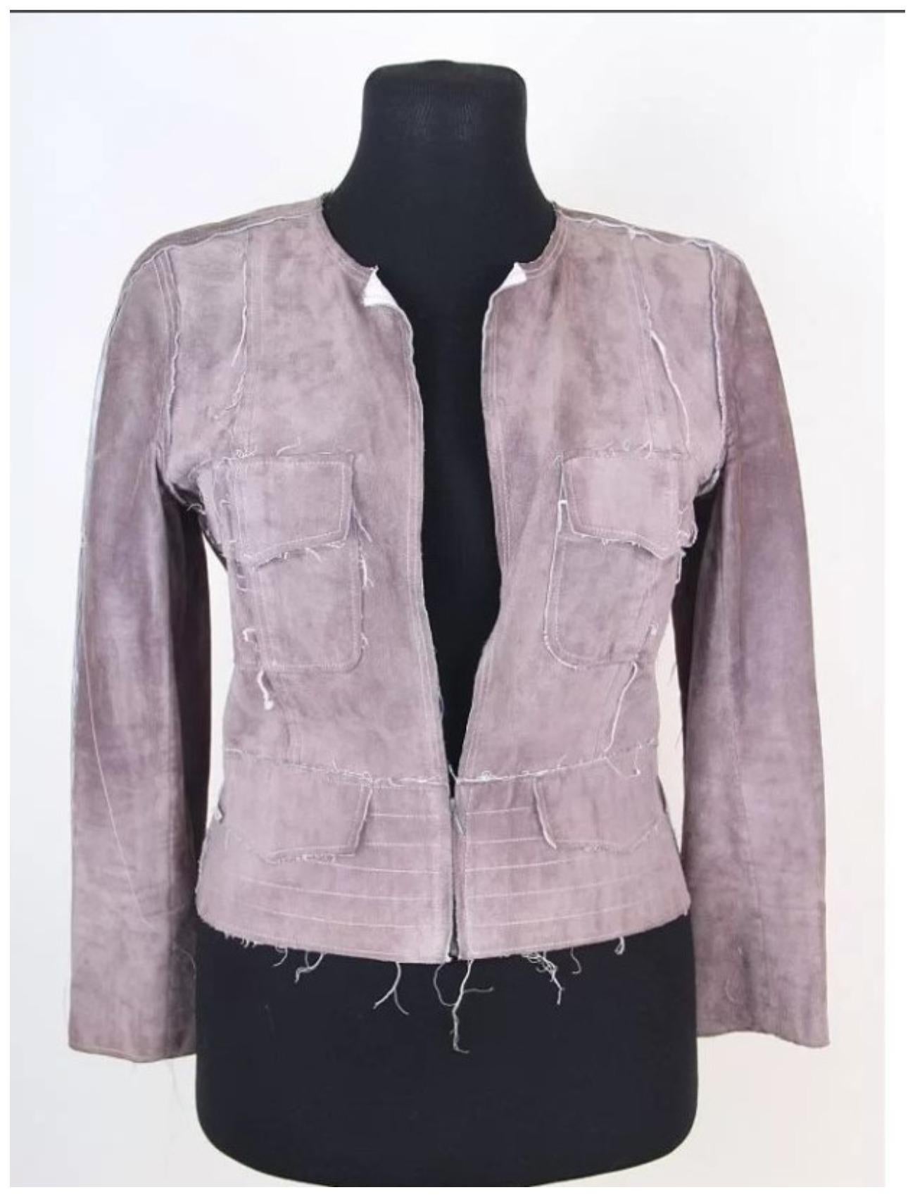 CHANEL & Karl Lagerfeld 03P 2003 Spring Runway jacket y2k In Excellent Condition For Sale In Алматинский Почтамт, KZ