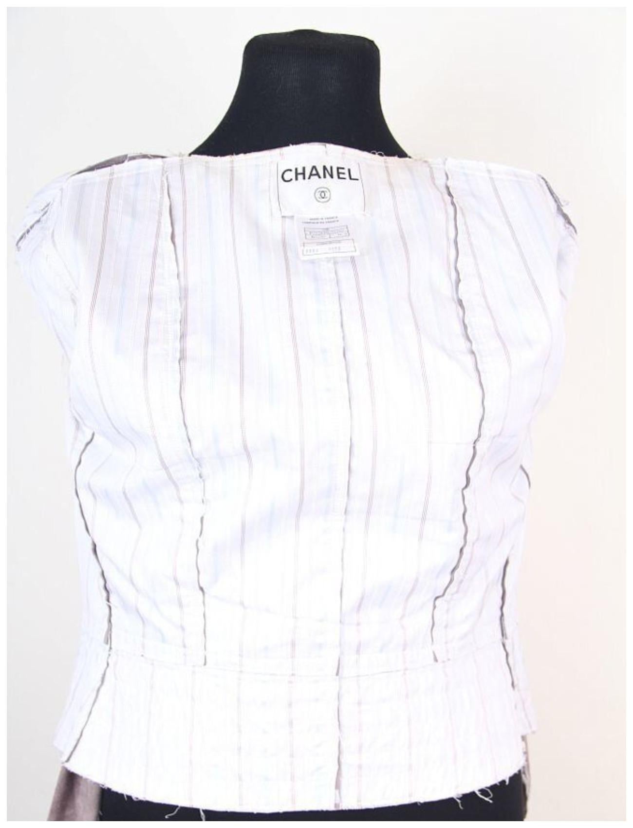 CHANEL & Karl Lagerfeld 03P 2003 Spring Runway jacket y2k For Sale 1