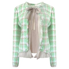 Chanel & Karl Lagerfeld 04c 2004 cruise / resort  logo jacket 34 fr