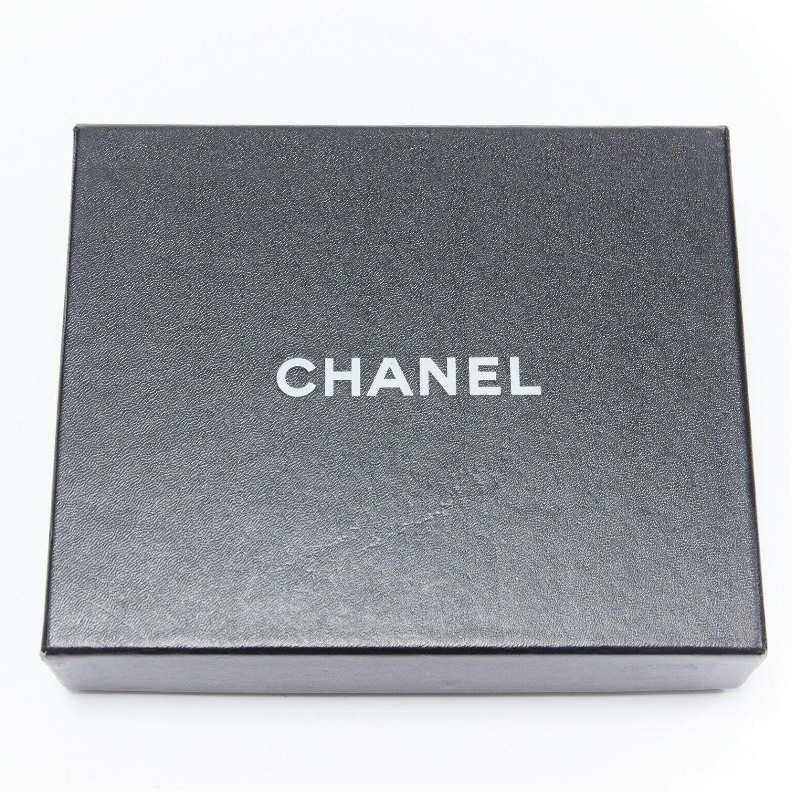 CHANEL KARL LAGERFELD 06P silver cursive logo draped chain punk belt necklace 4