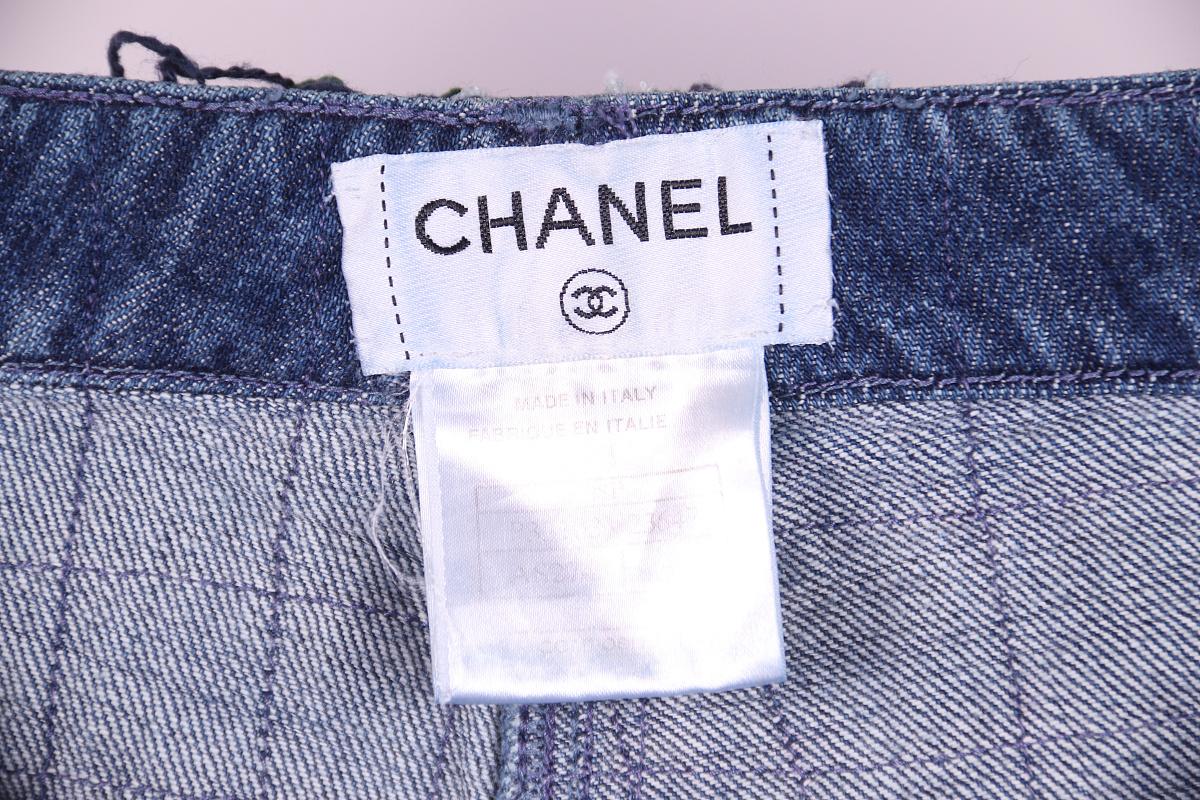 Chanel & Karl Lagerfeld 08P 2008 jeans Runway For Sale 4