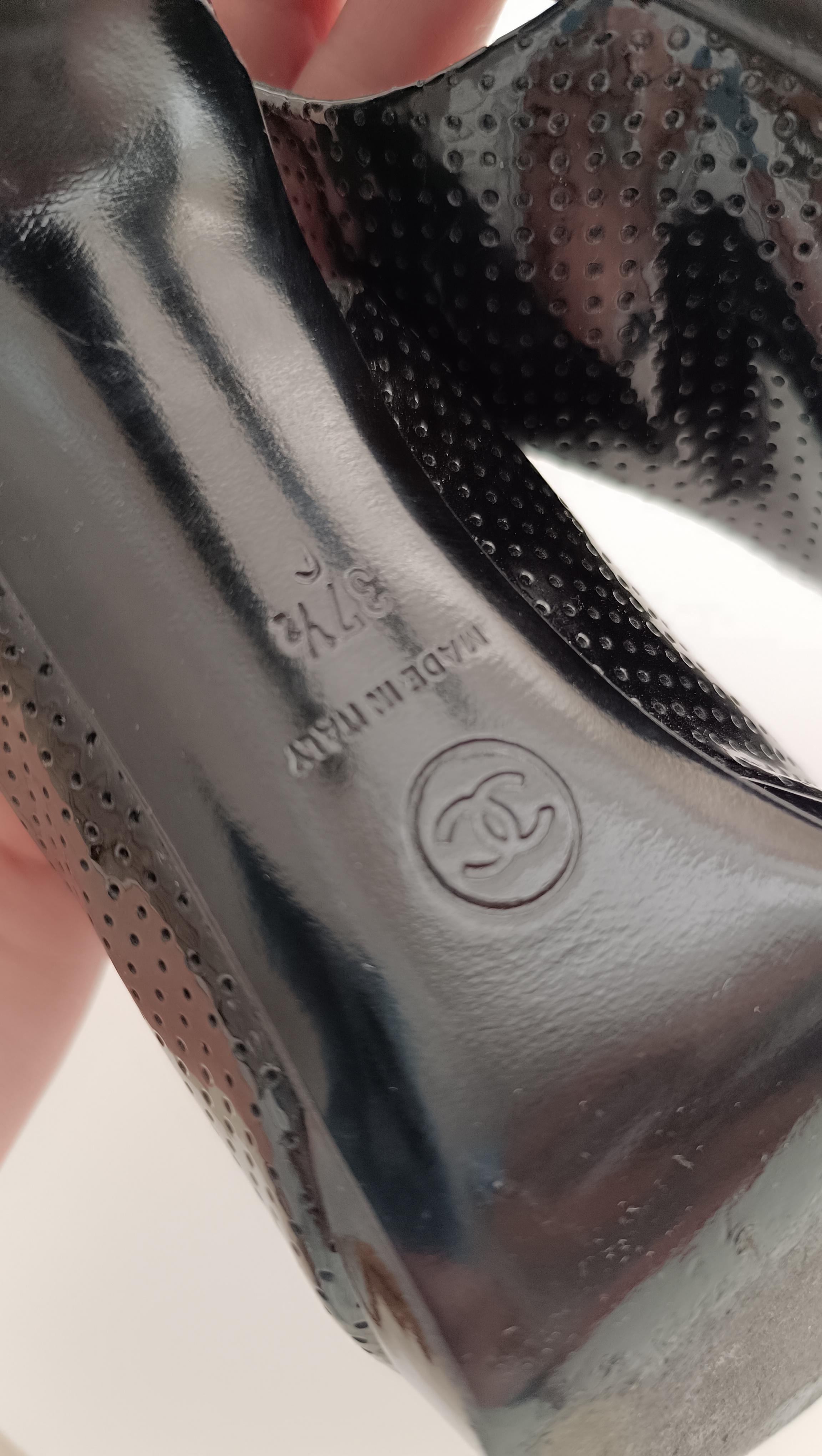 Chausssures à plateforme CHANEL & Karl Lagerfeld 09P / 2009 en vente 6