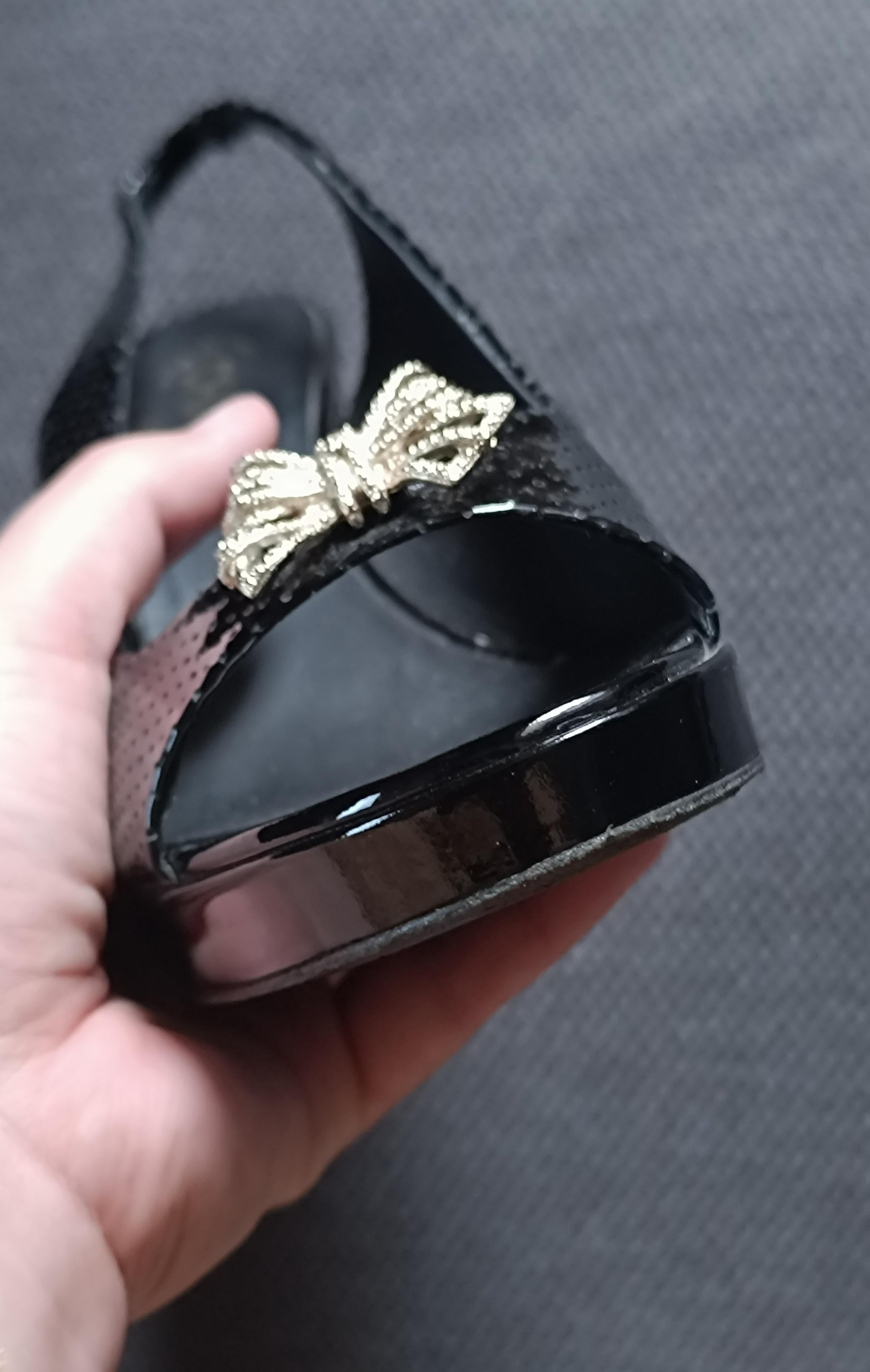 Chausssures à plateforme CHANEL & Karl Lagerfeld 09P / 2009 en vente 14