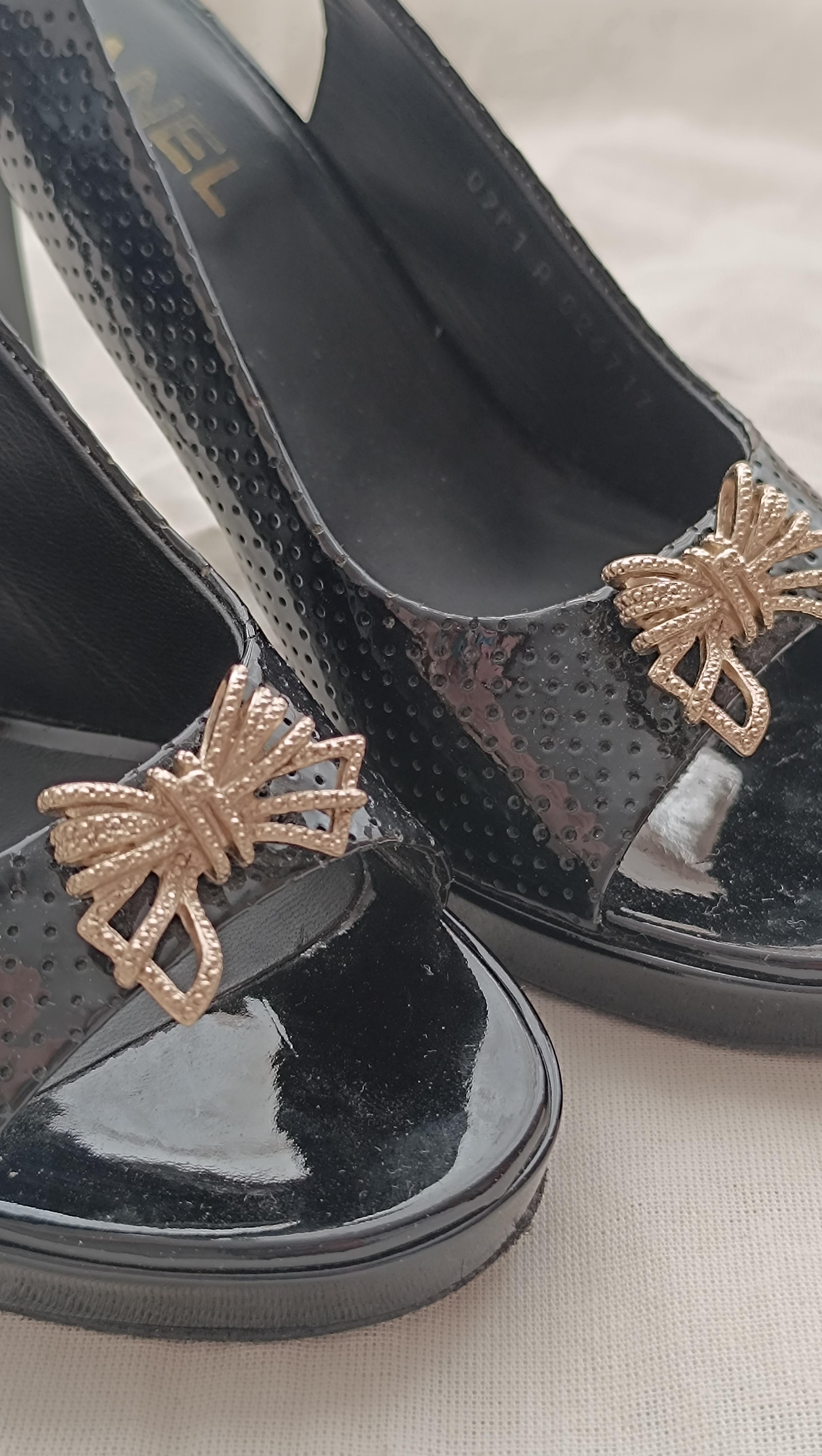 Chausssures à plateforme CHANEL & Karl Lagerfeld 09P / 2009 en vente 1