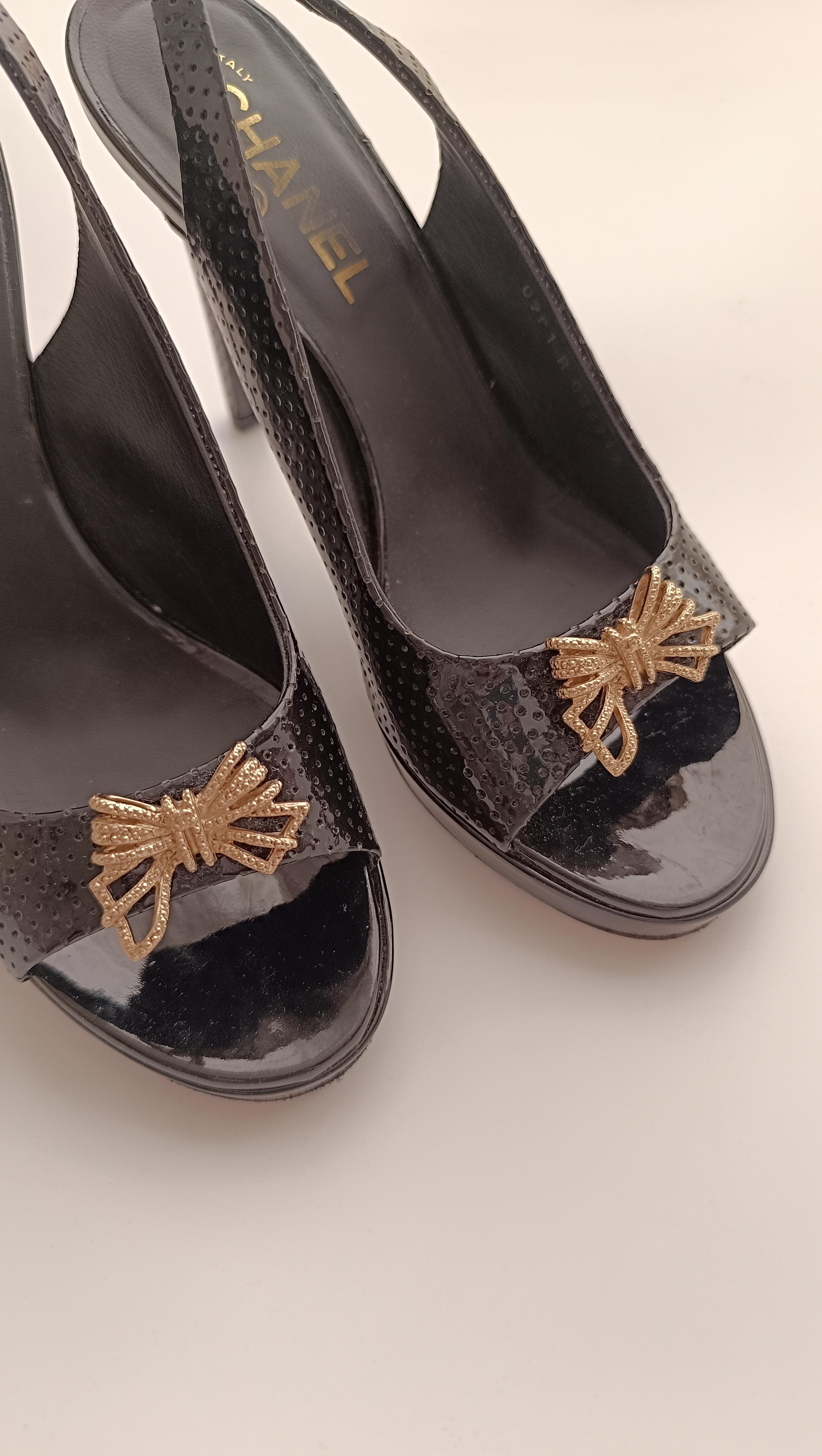 Chausssures à plateforme CHANEL & Karl Lagerfeld 09P / 2009 en vente 2