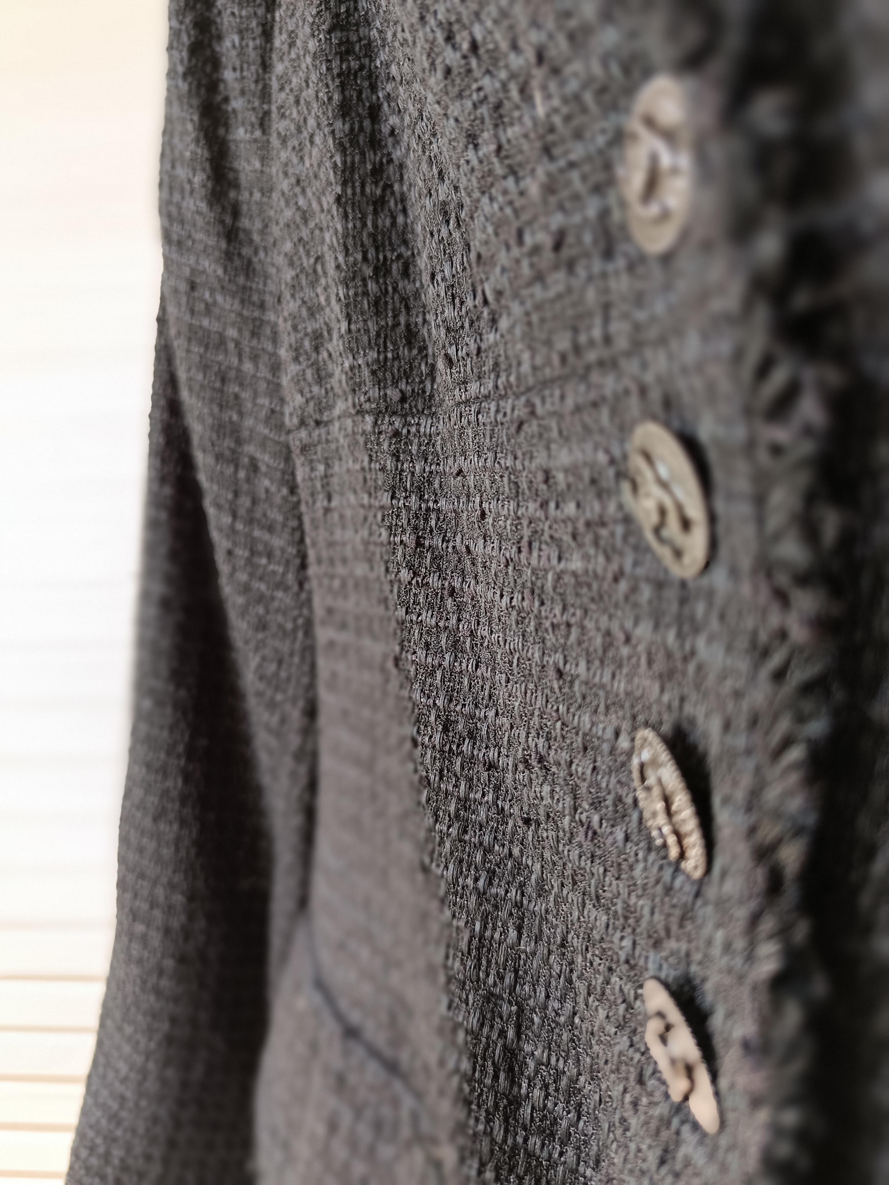 Chanel & Karl Lagerfeld 09P 2009 tweed black jacket CC logo buttons 8