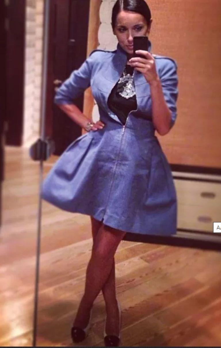 Chanel & Karl Lagerfeld 13c 2013 cruise Versailles dress CC logo buttons For Sale 9