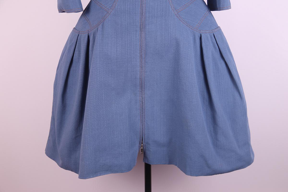 Women's Chanel & Karl Lagerfeld 13c 2013 cruise Versailles dress CC logo buttons For Sale