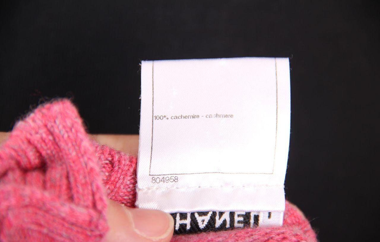 Chanel & Karl Lagerfeld 13P cashmere sweater jumper cardigan pink 2013 3