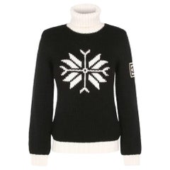 CHANEL & Karl Lagerfeld 2008 08 a Snowflake intarsia Sweater