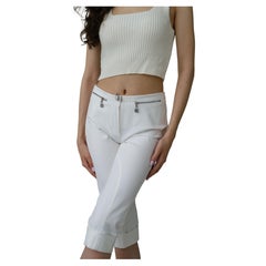 Chanel & Karl Lagerfeld 2009 white breeches / capri