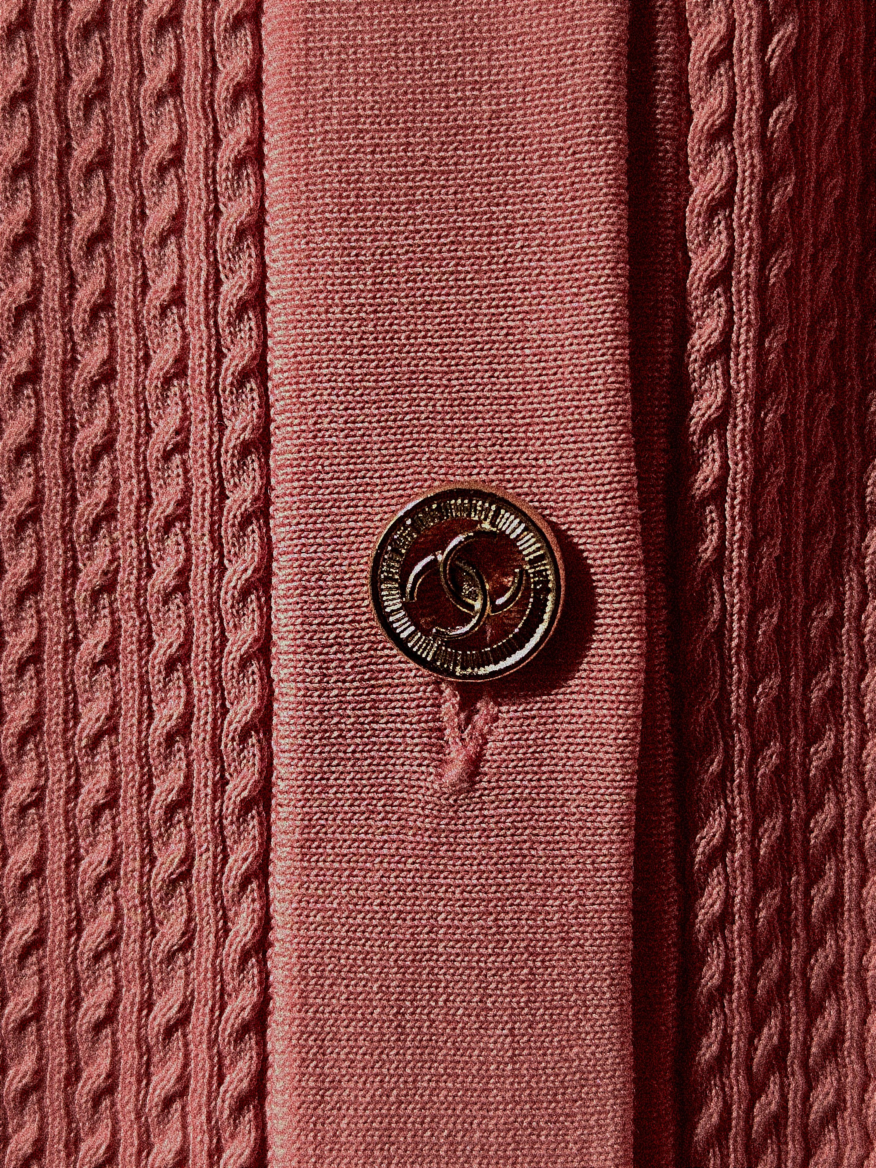 Chanel & Karl Lagerfeld 2011 CC Logo Cotton Silk Dress Pink For Sale 10