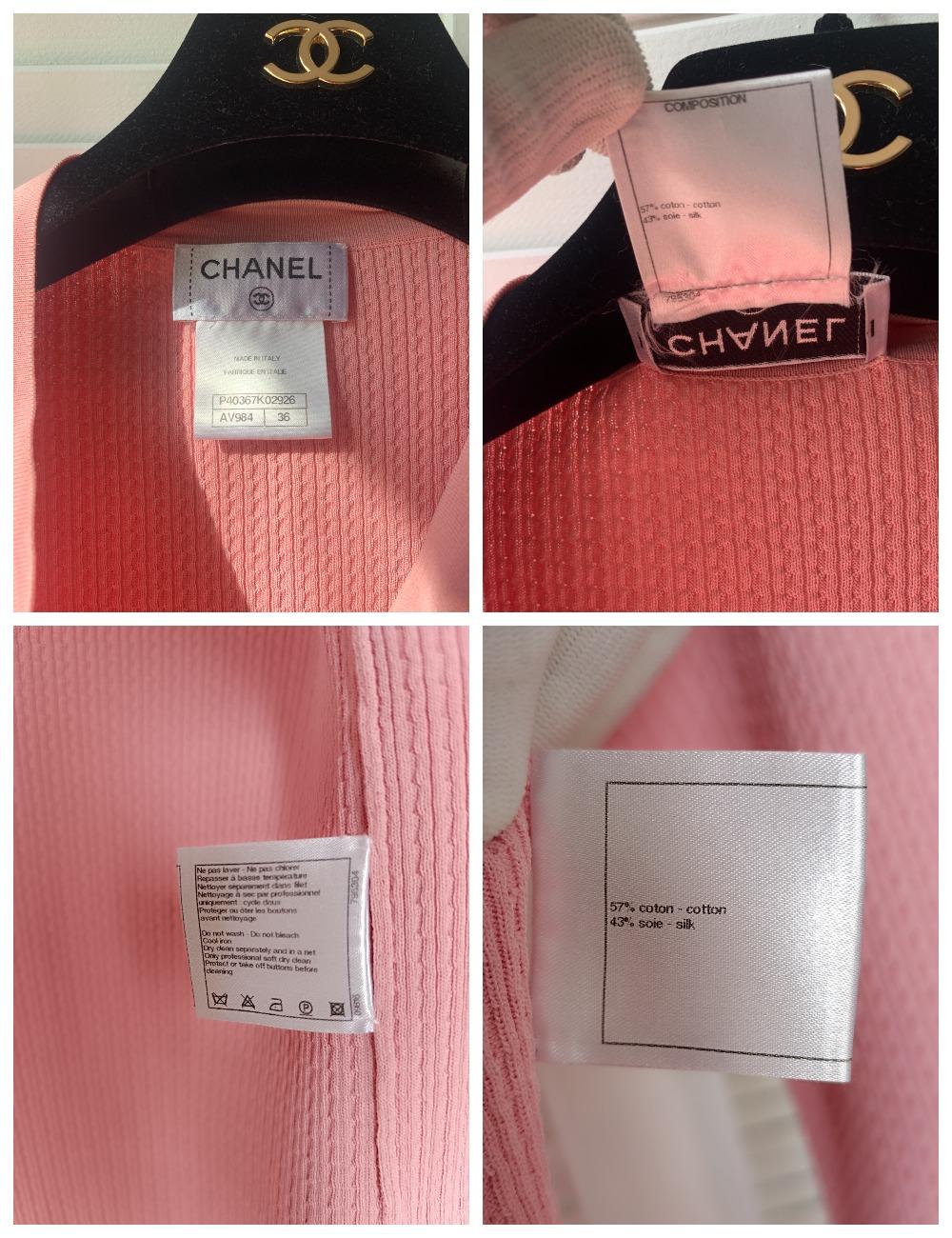Chanel & Karl Lagerfeld 2011 CC Logo Cotton Silk Dress Pink For Sale 13